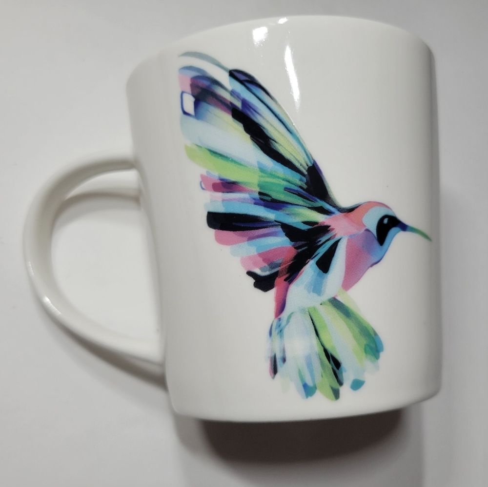 Colorful Hummingbird Coffee Mug Tea Cup